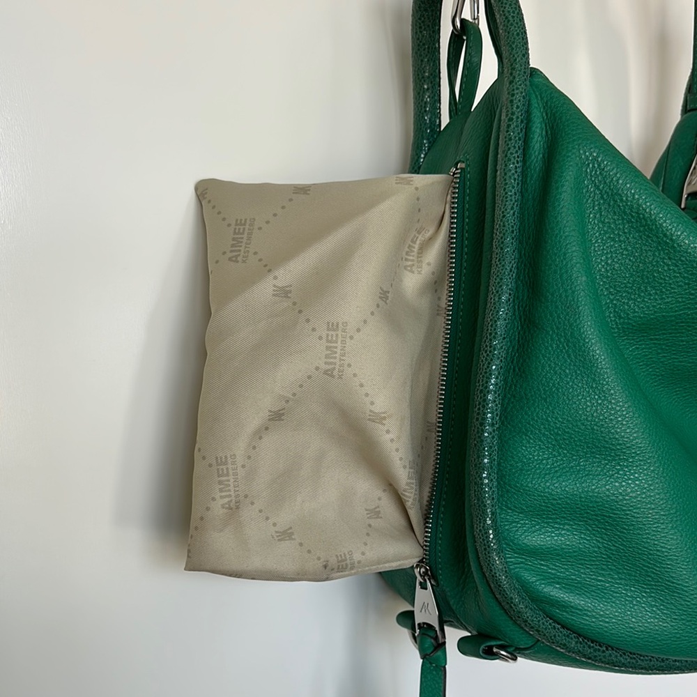 Aimee Kestenberg Emerald Green Shoulder Bag - Picture 2 of 9